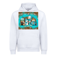 White winter snowman coffee Urban Hoodie - Jasminsmagicworld