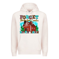Pale Pink forget the she shed i need a bitch barn Premium Hoodie - AdoDesignShop