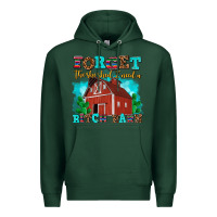 Sports Green forget the she shed i need a bitch barn Premium Hoodie - AdoDesignShop