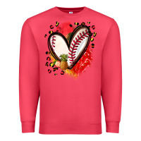 Cardinal fruits and baseball heart Premium Sweatshirt - Zillion Design Studio
