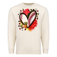 Sandshell fruits and baseball heart Premium Sweatshirt - Zillion Design Studio