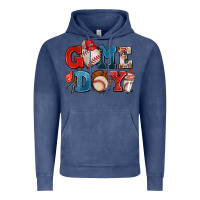 Vintage Denim game day baseball Vintage Hoodie - AdoDesignShop