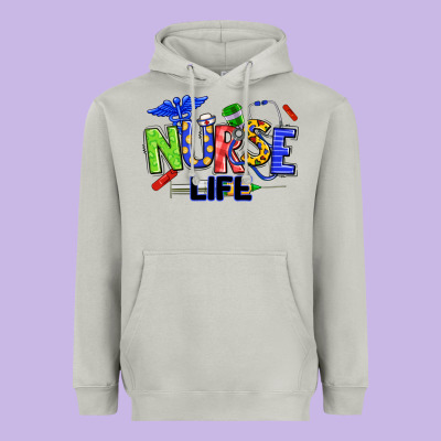 Autism Nurse Life Heavyweight Hoodie Designed By Texasbilliewilder