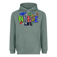 Sage autism nurse life Heavyweight Hoodie - texasbilliewilder