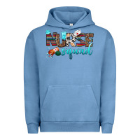 Pigment Pebble Blue nurse squad Urban Hoodie - BundleAndBundleShop
