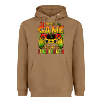 Toasted Coconut I paused my game celebrate Juneteenth Heavyweight Hoodie - texasbilliewilder