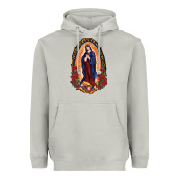 Moon Dust Our Lady Of Guadalupe Heavyweight Hoodie - RanaPortraitStore