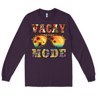 Plum vacay mode Long Sleeve Tee - BarkalooDesign