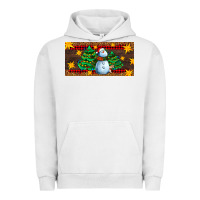 Pigment Lunar Rock christmas tree with snowman Urban Hoodie - AdoDesignShop