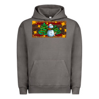 Pigment Tornado christmas tree with snowman Urban Hoodie - AdoDesignShop