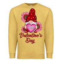 Antique Gold happy valentine's day gnomes with sunflower Premium Sweatshirt - RanaPortraitStore