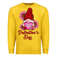 Lemon happy valentine's day gnomes with sunflower Premium Sweatshirt - RanaPortraitStore