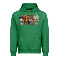 Emerald serape floral longhaired cow coffee cups Urban Hoodie - Jasminsmagicworld