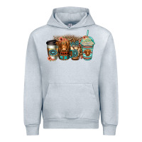 Heather Grey serape floral longhaired cow coffee cups Urban Hoodie - Jasminsmagicworld