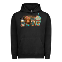 Pigment Black serape floral longhaired cow coffee cups Urban Hoodie - Jasminsmagicworld