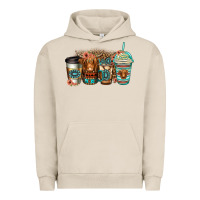 Pigment French Oak serape floral longhaired cow coffee cups Urban Hoodie - Jasminsmagicworld