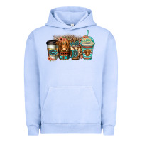 Pigment Grape Ice serape floral longhaired cow coffee cups Urban Hoodie - Jasminsmagicworld