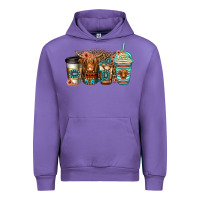 Tulip serape floral longhaired cow coffee cups Urban Hoodie - Jasminsmagicworld