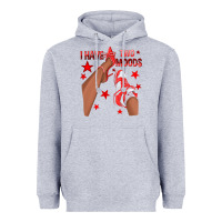 Heather Grey Bright Red I Have Two Moods Afro Girl Sneakers Heavyweight Hoodie - texasbilliewilder