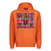 Carrot highland cow valentines Premium Hoodie - JahusDesignShop