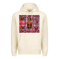 Tofu highland cow valentines Premium Hoodie - JahusDesignShop