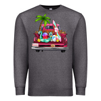 Charcoal Heather summer truck farm truck Premium Sweatshirt - Zillion Design Studio