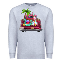Heather Grey summer truck farm truck Premium Sweatshirt - Zillion Design Studio