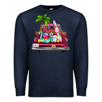 Navy summer truck farm truck Premium Sweatshirt - Zillion Design Studio