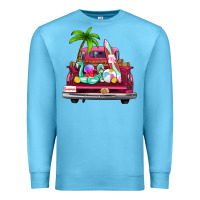 Ocean Blue summer truck farm truck Premium Sweatshirt - Zillion Design Studio