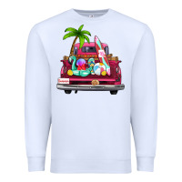 White summer truck farm truck Premium Sweatshirt - Zillion Design Studio