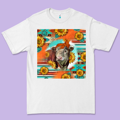 Hereford Bull Premium Tee Designed By Lillyallendesigns
