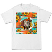 White Hereford Bull Premium Tee - LillyAllenDesigns