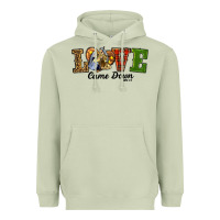 Matcha Love Came Down Baby Jesus Christmas Heavyweight Hoodie - RanaPortraitStore
