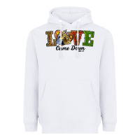 White Love Came Down Baby Jesus Christmas Heavyweight Hoodie - RanaPortraitStore