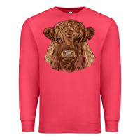Cardinal highland cow Premium Sweatshirt - RanaPortraitStore