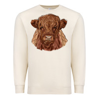 Sandshell highland cow Premium Sweatshirt - RanaPortraitStore