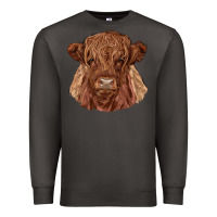 Smoke highland cow Premium Sweatshirt - RanaPortraitStore