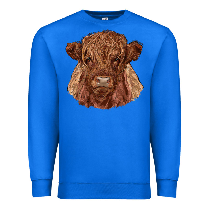 Highland Cow Premium Sweatshirt by RanaPortraitStore | Teevron