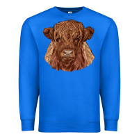 True Royal highland cow Premium Sweatshirt - RanaPortraitStore