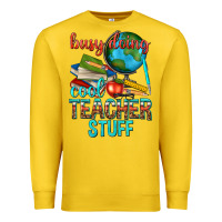 Lemon busy doing cool teacher stuff Premium Sweatshirt - texasbilliewilder