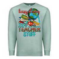 Seafoam busy doing cool teacher stuff Premium Sweatshirt - texasbilliewilder