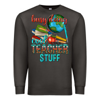 Smoke busy doing cool teacher stuff Premium Sweatshirt - texasbilliewilder