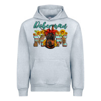 Heather Grey doberman mom Urban Hoodie - Artiststas