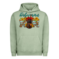 Pigment Oil Green doberman mom Urban Hoodie - Artiststas