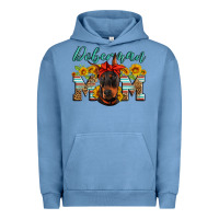 Pigment Pebble Blue doberman mom Urban Hoodie - Artiststas