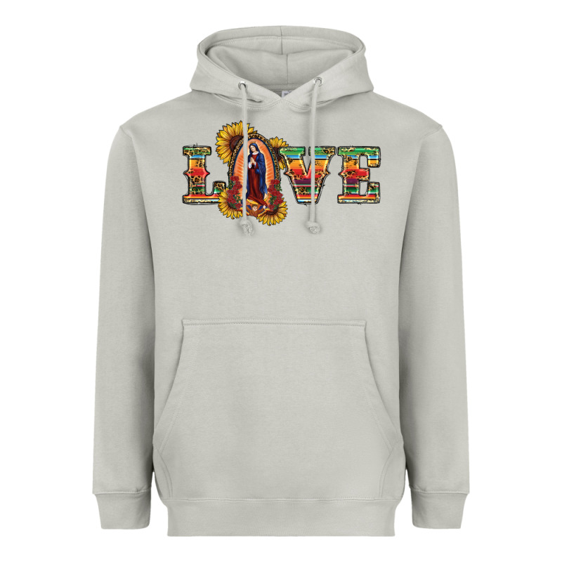 Love Lady Of Guadalupe Heavyweight Hoodie by RanaPortraitStore | Teevron