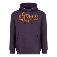 Plum Love Lady Of Guadalupe Heavyweight Hoodie - RanaPortraitStore