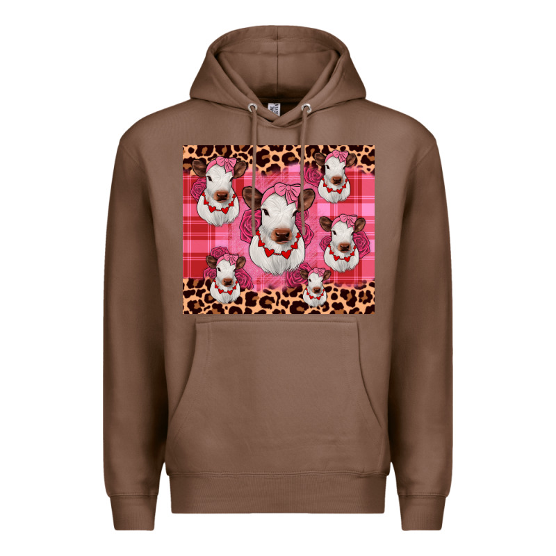 Calf Valentines Tumbler Premium Hoodie by JahusDesignShop | Teevron