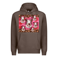Coffee calf valentines tumbler Premium Hoodie - JahusDesignShop