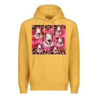 Mustard calf valentines tumbler Premium Hoodie - JahusDesignShop